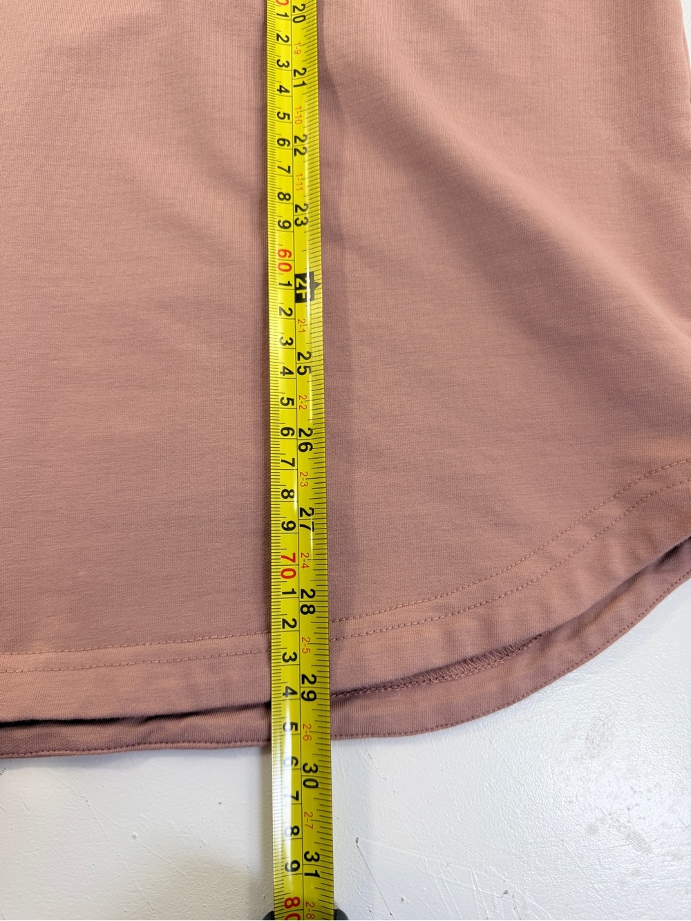 BYLT Premium Basics LUX Men’s Short-Sleeve Zip Front Polo Dusty Rose Sz L - Picture 10 of 12